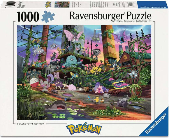 Pokémon Jolteon and Reclaimed Power Plant 1000 Pc Puzzle