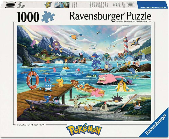 Pokémon Vaporeon and Temperate Marine 1000 Pc Puzzle