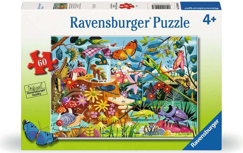 Backyard Bug World 60 Pc Puzzle