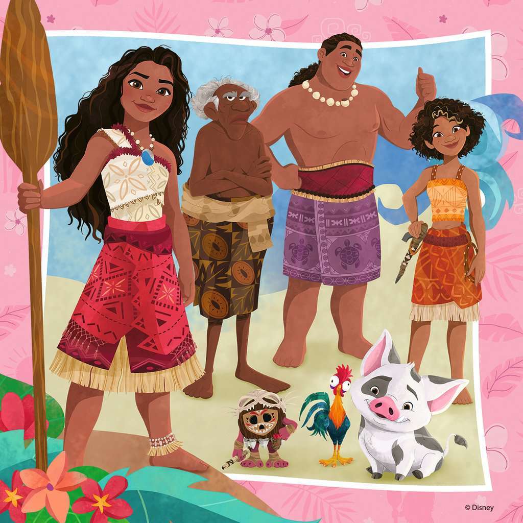 Moana 2 Off To New Adventures 3x49 pc Puzzle