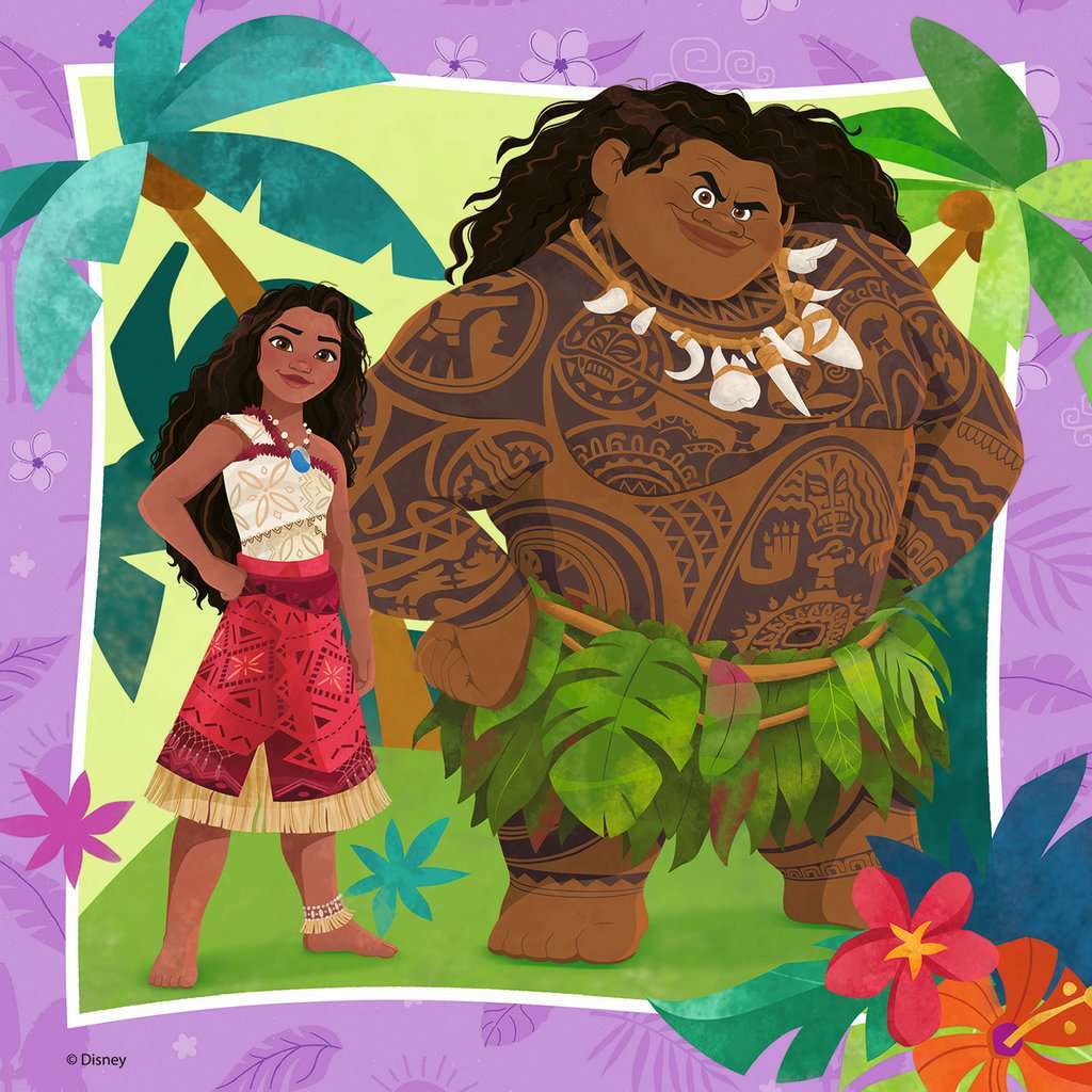 Moana 2 Off To New Adventures 3x49 pc Puzzle