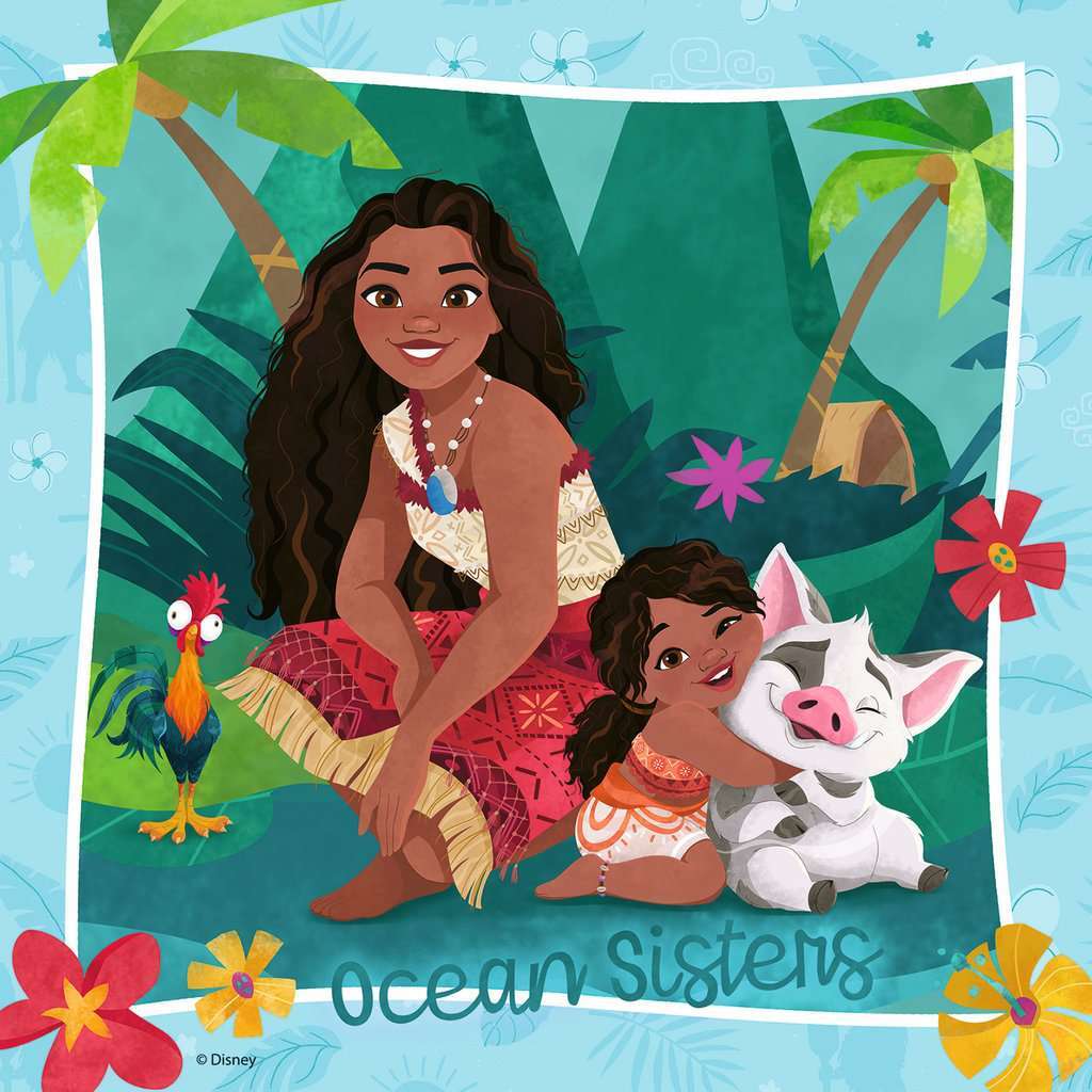 Moana 2 Off To New Adventures 3x49 pc Puzzle