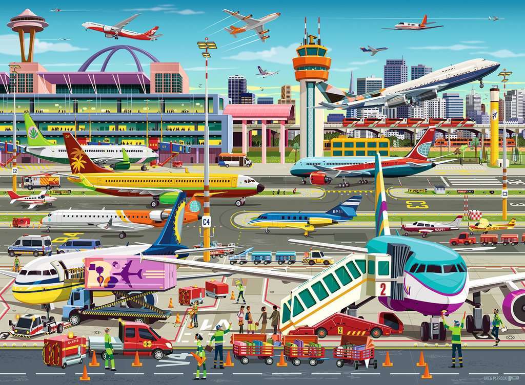 Airport Central 150 Pc Puzzle