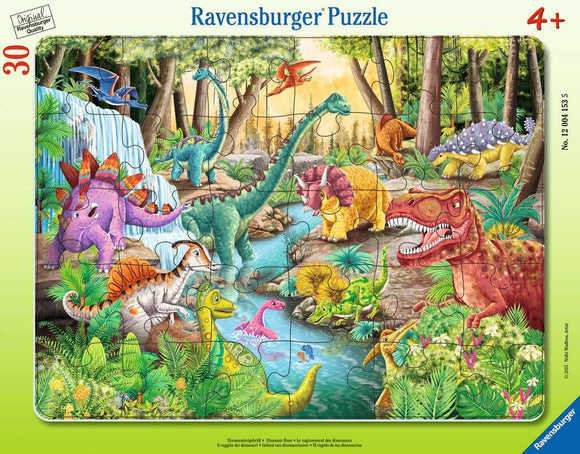Dinosaur Roar 30 Pc Frame Puzzle