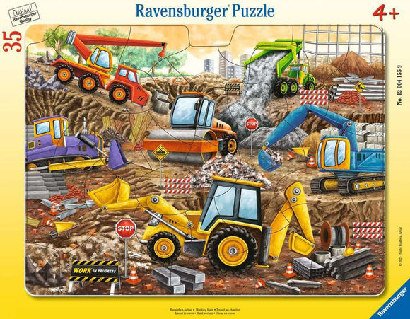 Working Hard 35 Pc Frame Puzzle