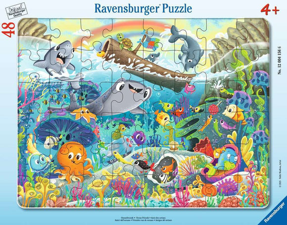 Ocean Friends 48 Pc Frame Puzzle