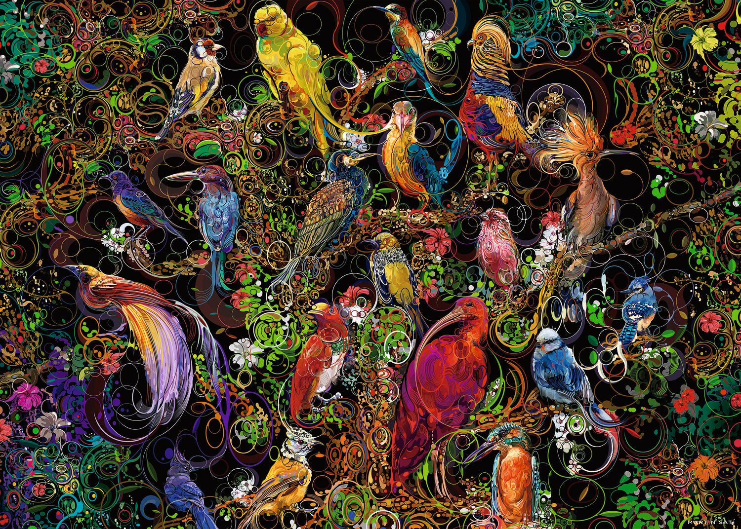 Birds of Art 1000 pc Puzzle