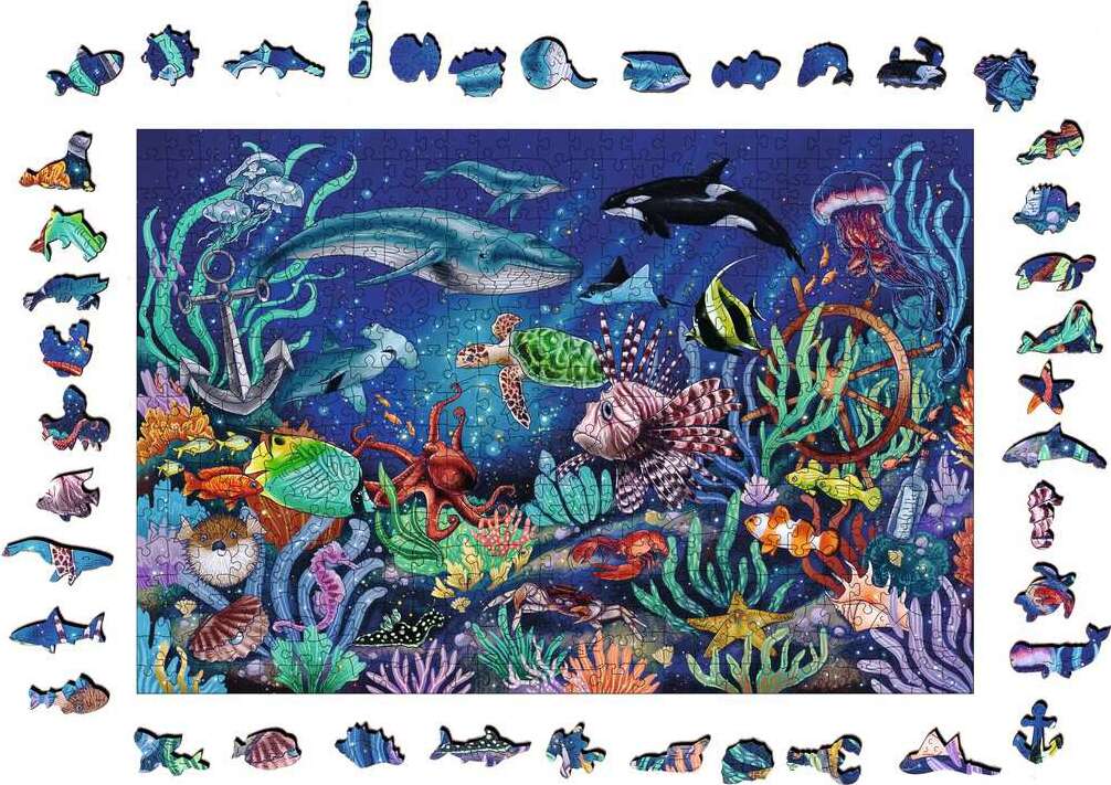 WOOD: Under the Sea 500 pc Puz