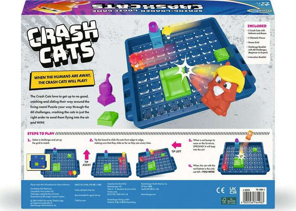 Crash Cats (a spring loaded logic game)