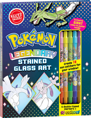 Pokémon Legendary Stained Glass