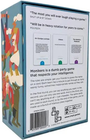 Monikers Game by CMYK - Fun and Engaging Gameplay | EurekaPuzzles