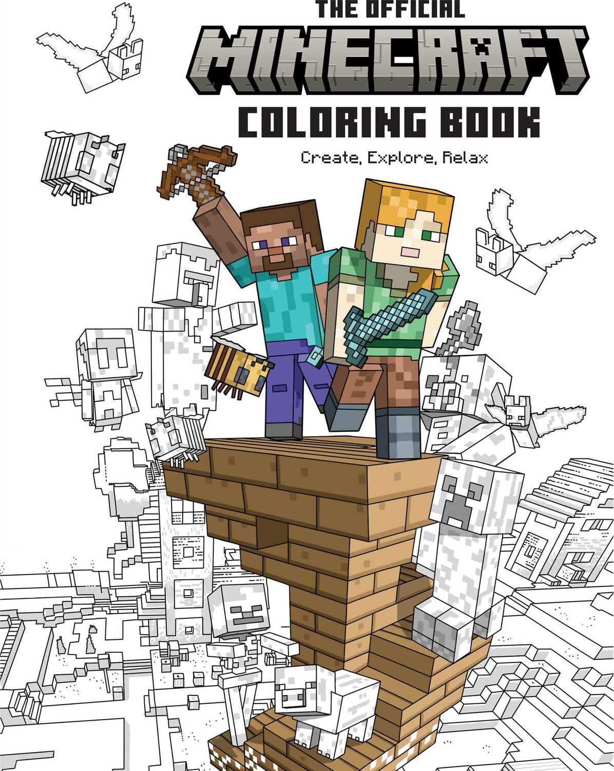 The Official Minecraft Colorin | EurekaPuzzles