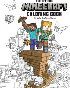 The Official Minecraft Coloring Book: Create, Explore, Relax!: Colorful Storytelling for Advanced Artists