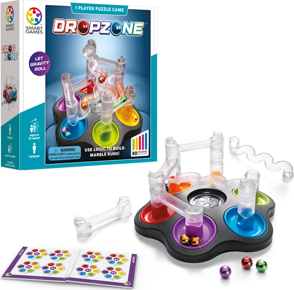 DropZone – Marble Run Logic Construction Puzzle