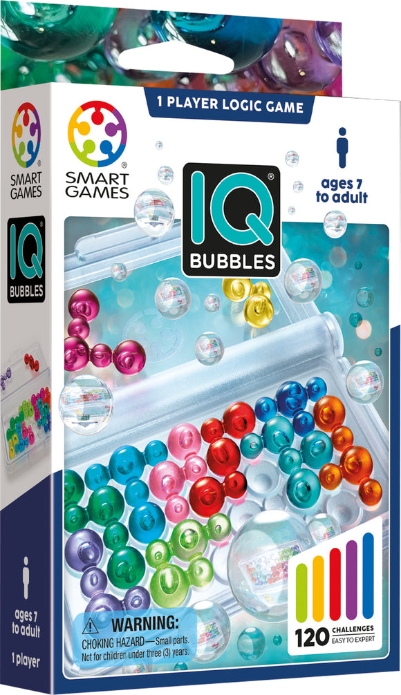 IQ Bubbles: Travel-Friendly Brain Teaser with 120 Challenges