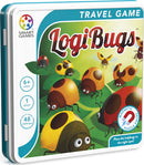LogiBugs by Smart Toys & Games is a mechanical puzzle designed for ages 6 and up. The game features colorful ladybug pieces that players must correctly position on a leaf-themed board. The set includes 48 exciting challenges and is magnetic for easy play. Perfect for solo play during travel, it encourages critical thinking and problem-solving skills.