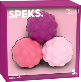Odds Silicone Fidget Magnets Purple Bumps in packaging
