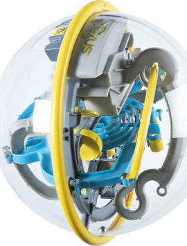 The Perplexus Beast by Spin Master is a complex mechanical puzzle contained within a transparent sphere. Inside, colorful paths twist and turn, inviting players to maneuver a small marble through challenging barriers and loops, enhancing problem-solving skills and providing endless fun.