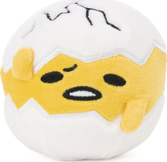 Gudetama Round Squishy, a plush toy designed to resemble Gudetama, featuring a cute expression and soft textures. Ideal for stress relief and collection.
