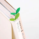 Sprout bookmarks in a book