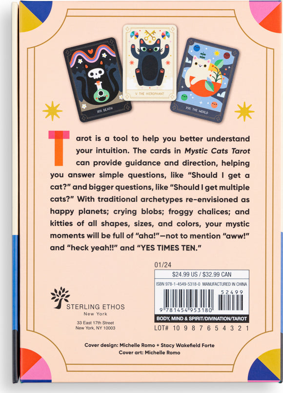 Mystic Cats Tarot: A 78-Card Deck and Guidebook