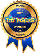 Ooze Labs: Colorful Crystal Lab DIY kit by Thames & Kosmos. The kit includes various materials and instructions for making colorful crystals, promoting STEM learning and creativity.