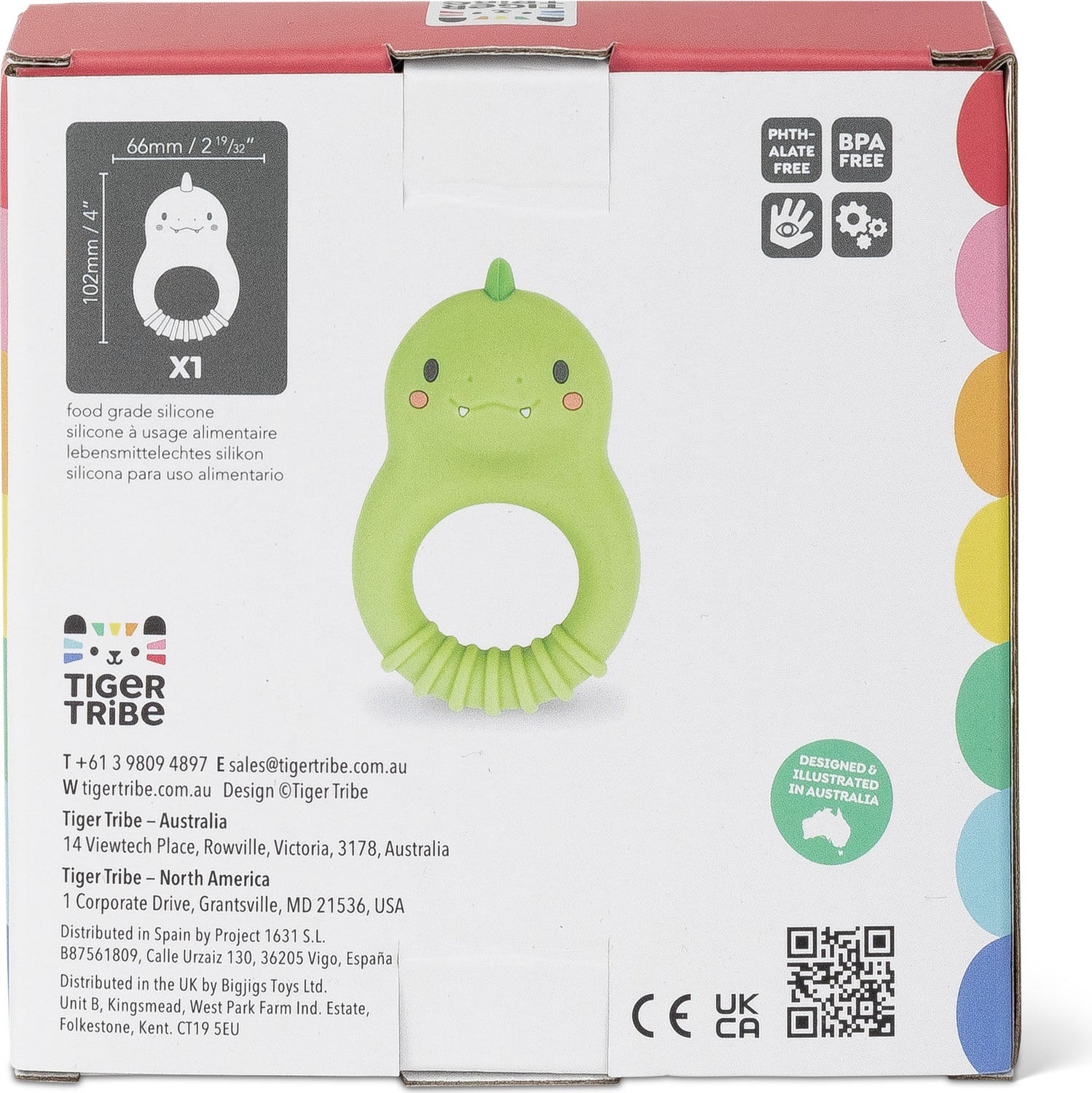 Silicone Teether - Dino