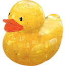 3D Crystal jigsaw puzzle featuring a vibrant yellow rubber duck design. The puzzle consists of interlocking crystal pieces that create a lifelike representation, perfect for decoration or playful display. Ideal for puzzle enthusiasts and collectors alike.