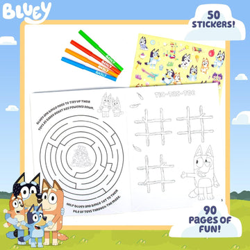 Bluey Color and Sticker Playset