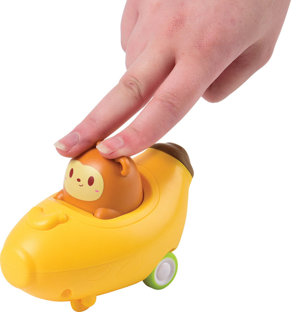 Press and Go Banana Car | EurekaPuzzles