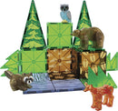 The Forest Animals DIY kit by Magna Tiles features 25 colorful transparent and opaque pieces shaped like trees and forest animals, including a raccoon, bear, owl, and deer. This engaging kit encourages creative play as users can assemble their own forest scene or structures, promoting imaginative building and tactile learning.