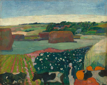 Paul Gaugin painting depicted on the puzzle.