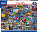 Best Places in Canada - 1000 Piece - White Mountain Puzzles