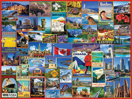 Best Places in Canada - 1000 Piece - White Mountain Puzzles