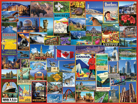 Best Places in Canada - 1000 Piece - White Mountain Puzzles
