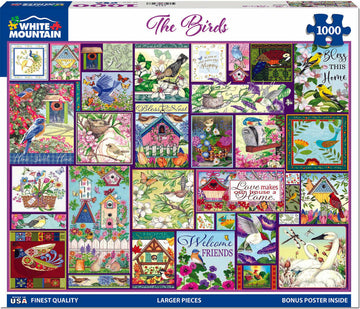The Birds - 1000 Piece Jigsaw Puzzle
