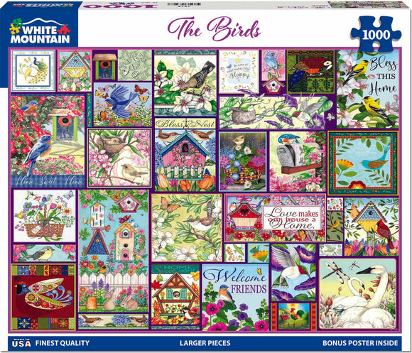 The Birds - 1000 Piece Jigsaw Puzzle