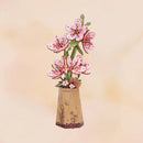 Sakura Wooden Bloom Craft Model Assembled