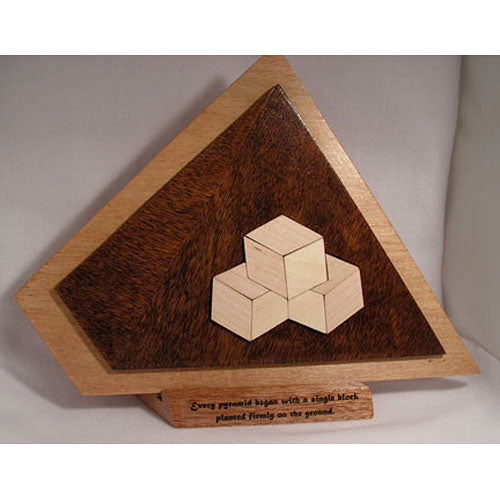 3D Puz Pyramid - 3 Cubes