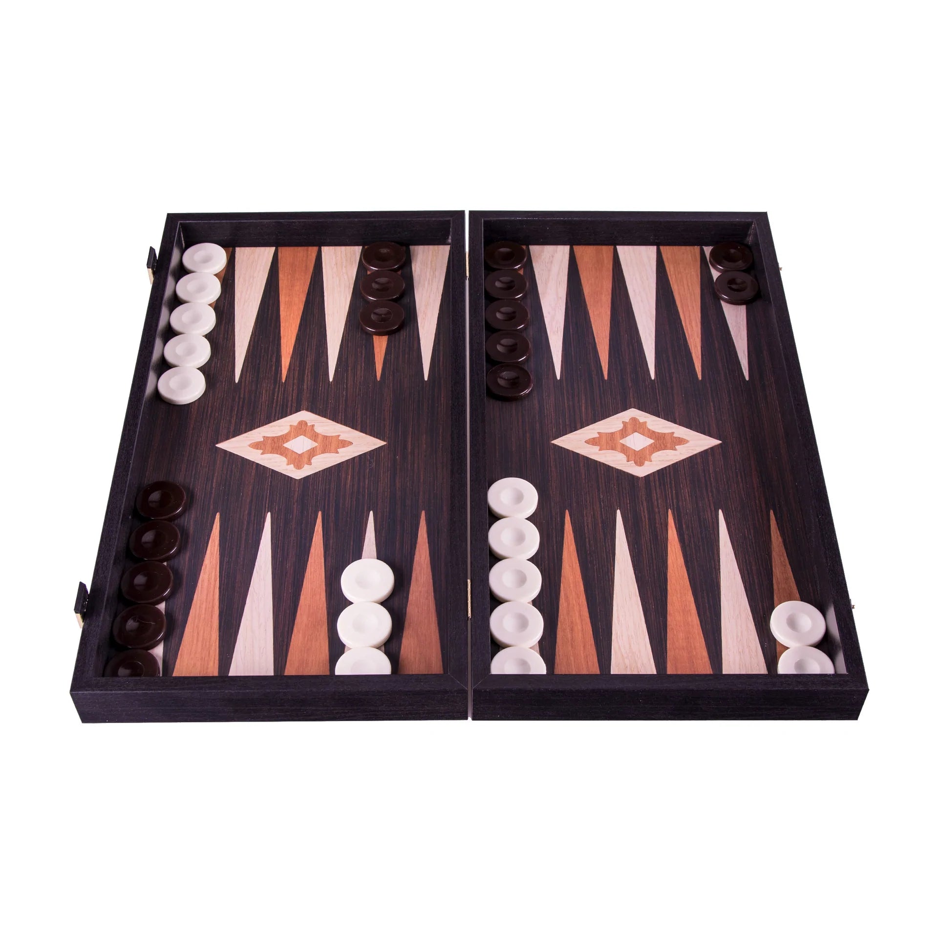 15in Wenge Replica Backgammon Set