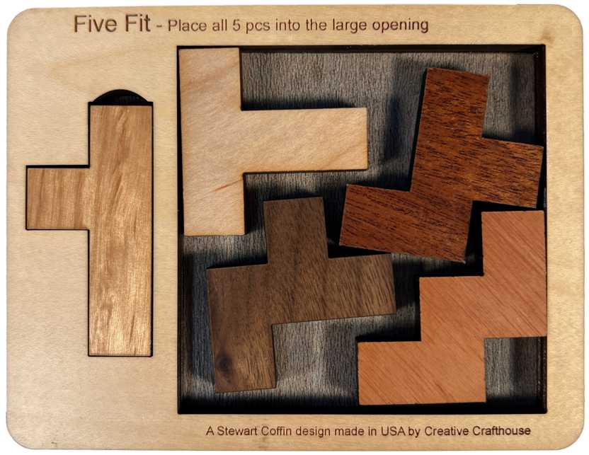 Five Fit Packing Puzzle