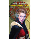Coup: Reformation game cover featuring a woman with stylish hair and futuristic attire, set against an ornate background. The title is prominently displayed above her.