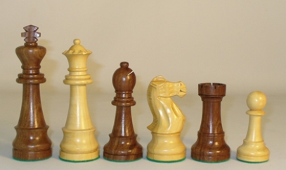 Chessmen: 6" Sheesham