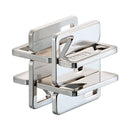 The Cast Hashtag by Hanayama is a unique mechanical puzzle featuring interlocking metal pieces designed to challenge your problem-solving skills. Its shiny, silver finish and intricate design make it an eye-catching addition to any collection, perfect for puzzle enthusiasts.