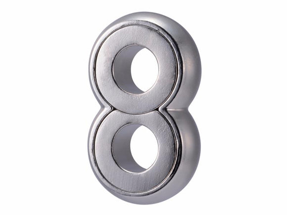 The Cast Infinity mechanical puzzle by Hanayama features a sleek, interlocking design shaped like the number eight. It is made from high-quality metal with a polished finish, presenting a challenge for puzzle enthusiasts. This intricate piece invites users to solve its engaging mechanism, perfect for enhancing cognitive skills and providing hours of entertainment.