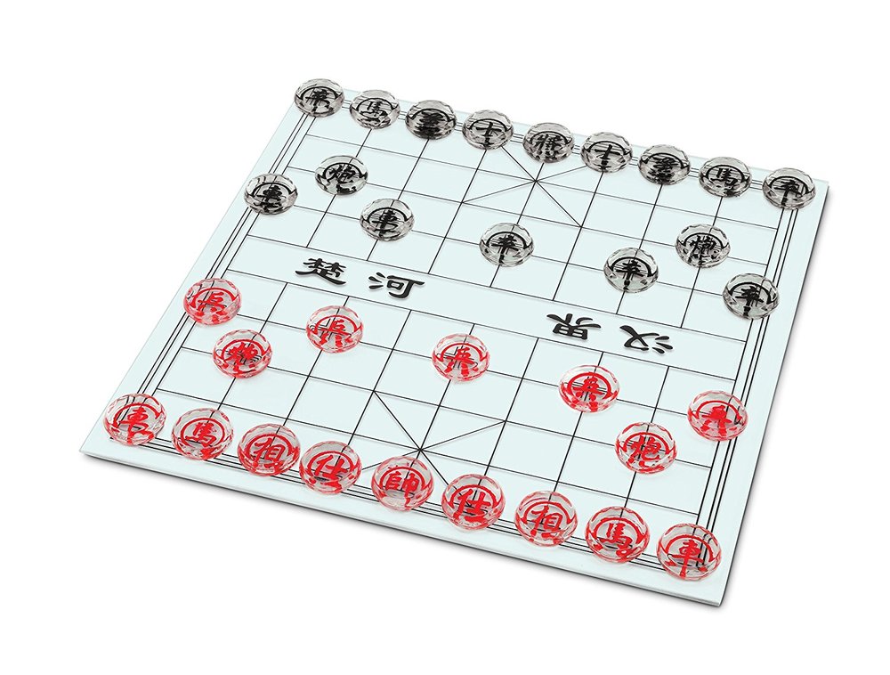 Glass Chinese Chess 10"
