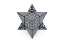 Shashibo Black & White by Geobenders is a captivating mechanical puzzle featuring intricate black and white patterns. It can be manipulated into various shapes, providing both challenge and artistic expression. The star-shaped design is visually striking and offers hours of engaging play.