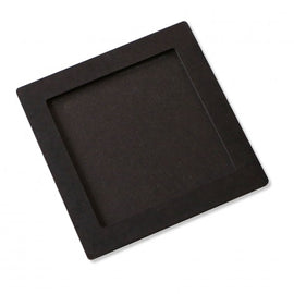 Curiosi Puzzle Tray Small designed for jigsaw puzzles, featuring a simple square design in black. Ideal for organizing and holding puzzle pieces during gameplay.