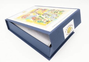 The Jazz Quintet jigsaw puzzle by Jim Flora features vibrant, whimsical artwork depicting a lively jazz band. The puzzle comes in a sturdy, stylish box with a colorful lid showcasing the artwork. Perfect for music lovers and puzzle enthusiasts alike, this puzzle promises hours of engaging fun and creativity.