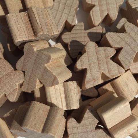 Wood Meeples